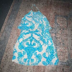 Lilly Pulitzer Whistler Dress Womens 0 Halter